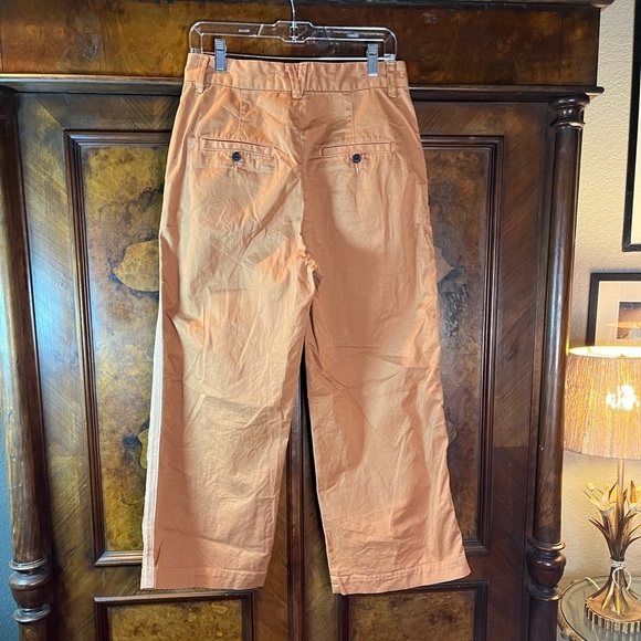 EUC Veronica Beard- Ryder Tuxedo Stripe Pants in Color Clay. Size 4 - Picture 4 of 11